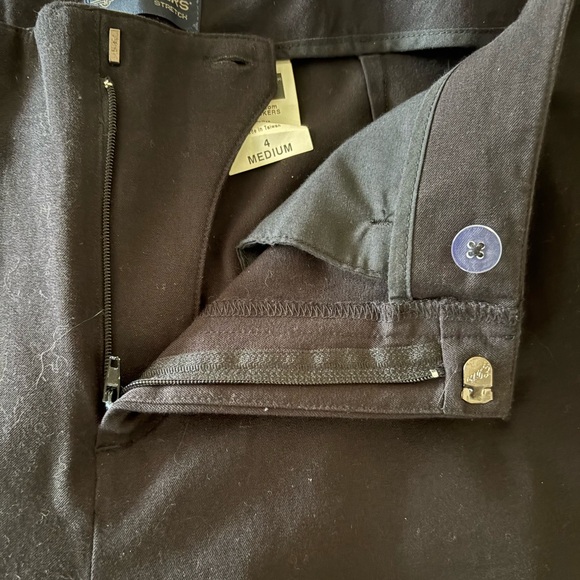 Dockers Stretch Black Dress Pants Size 4 - Picture 6 of 6